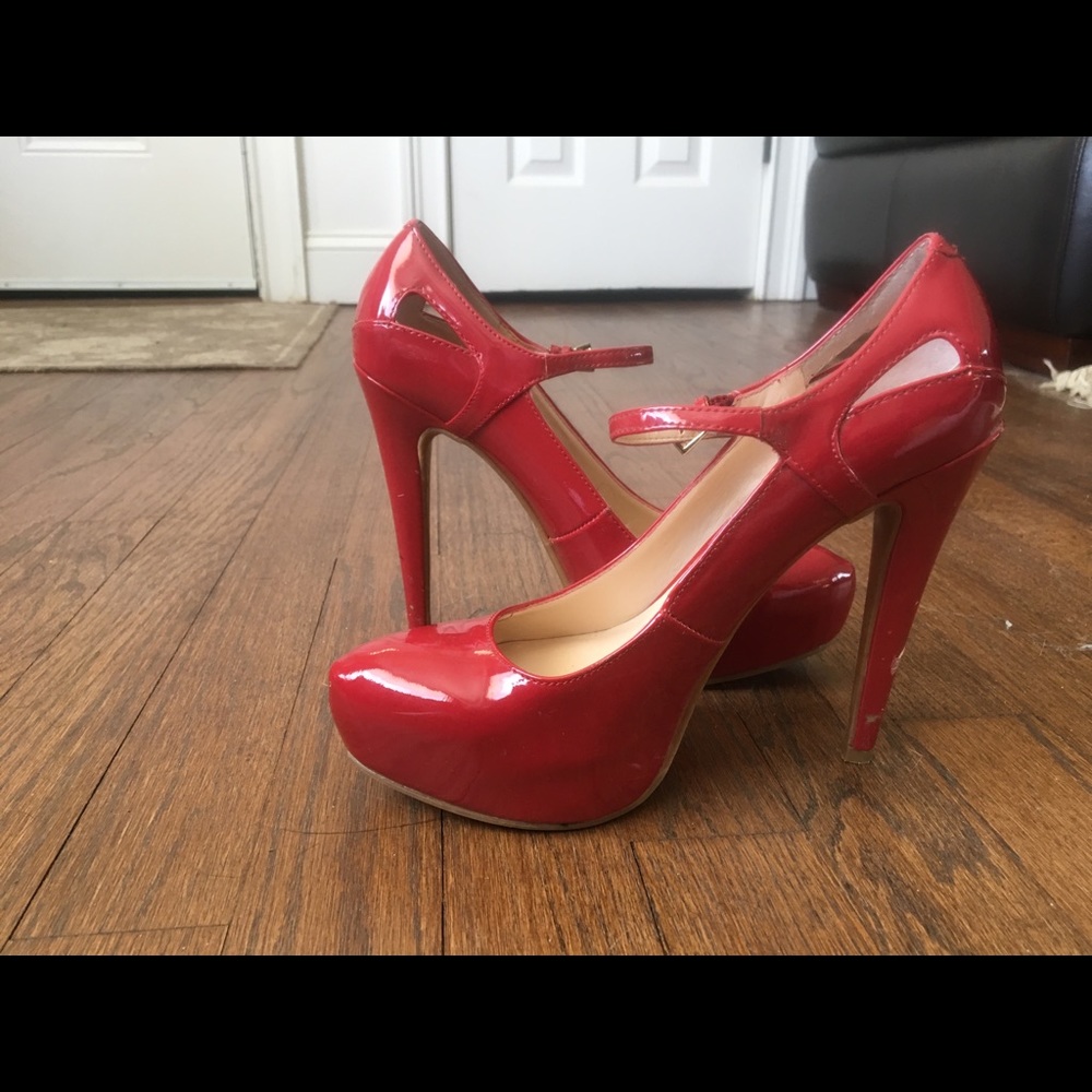 Red high heels